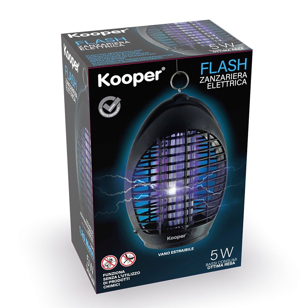 Zanzariera elettrica 5W, Flash - Shop Kooper - 9