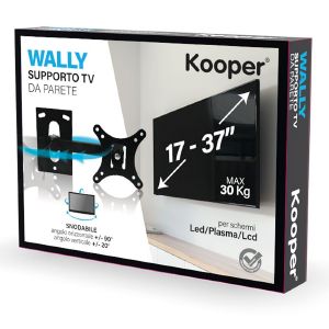 Supporto da muro per TV LCD 17-37'', Kooper - Shop Kooper - 2